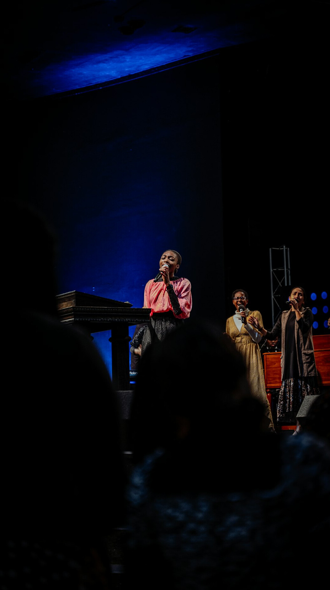 Panel discussion with speakers on stage